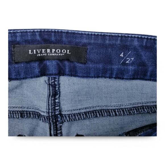 LIVERPOOL The Denim Legging Clemmons Dark Blue Wash - Size 4/27 - Picture 7 of 7